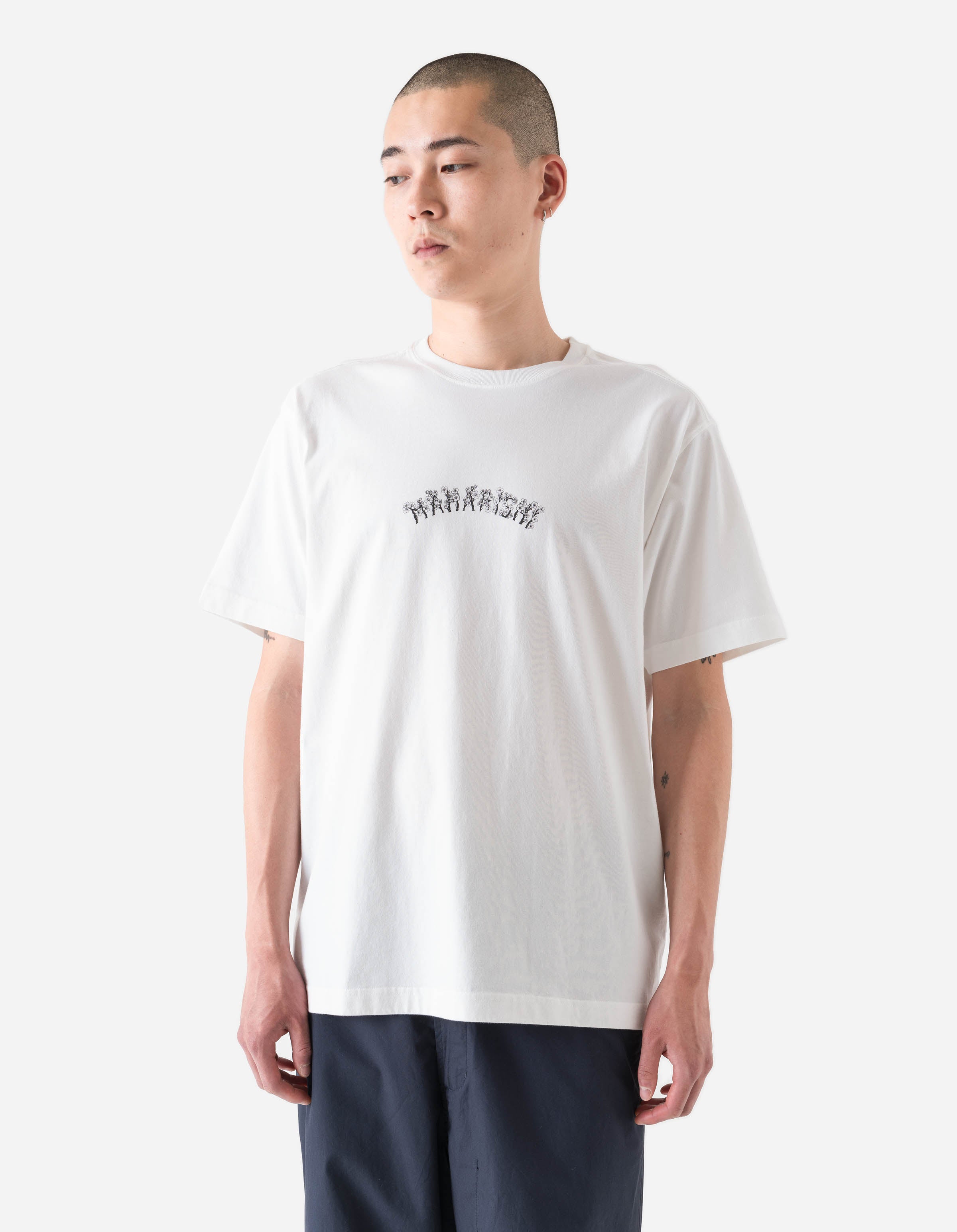 7391 Sakura S/S T-Shirt White – Maharishi