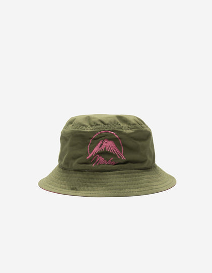 7346 Peace Dove Bucket Hat Olive/Pink