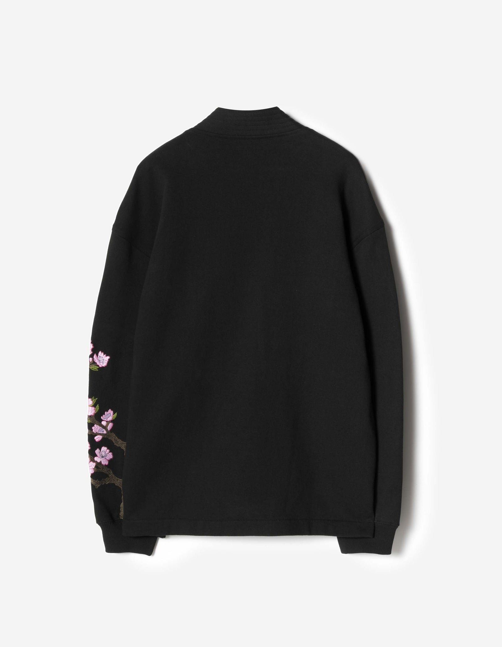 7361 Sakura Serenity Sweat Kimono Black