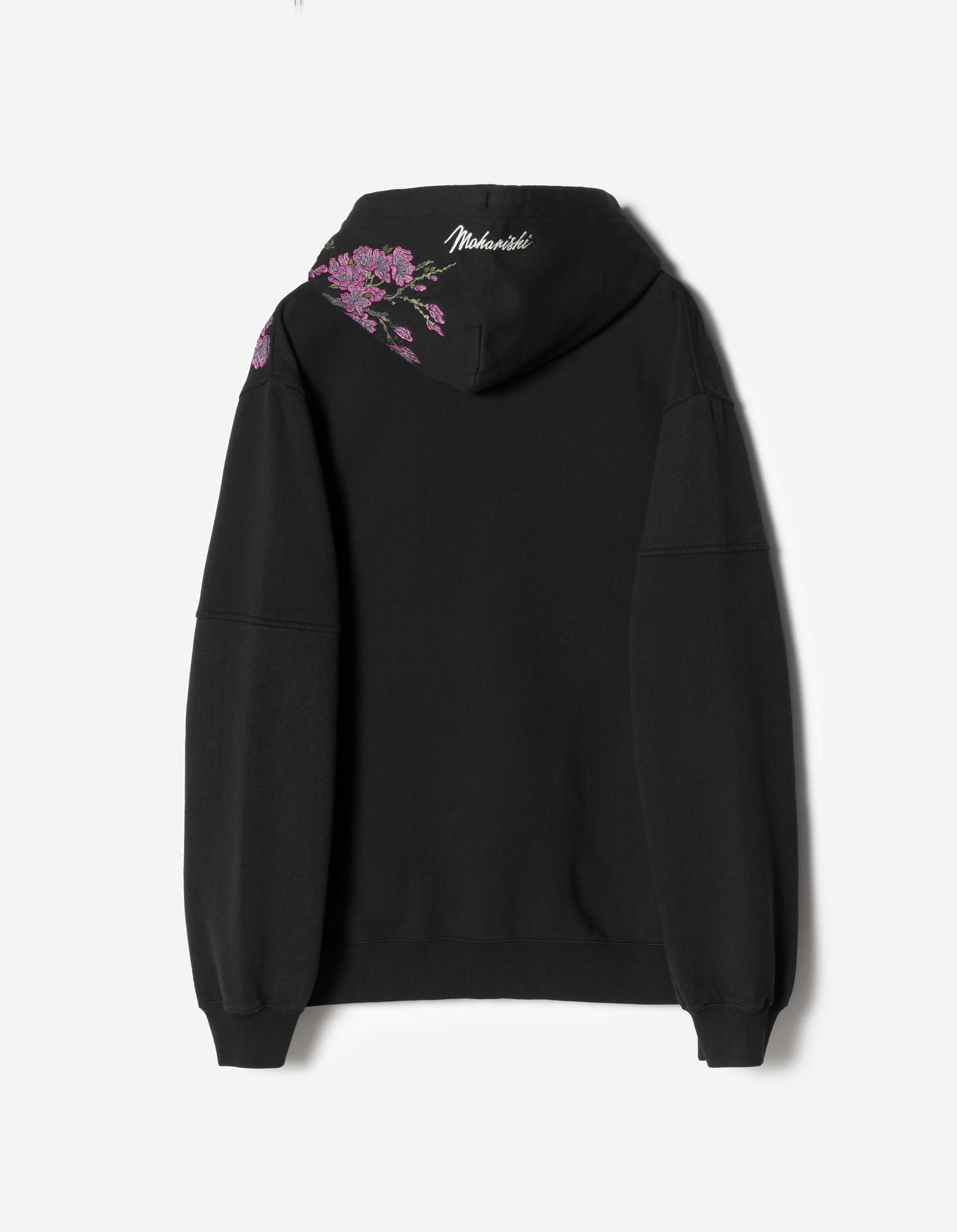 7362 Sakura Tugihagi Hooded Sweat Black