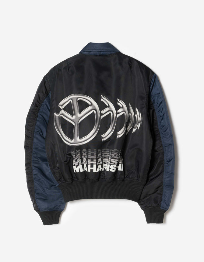 7367 Maha Peace Rally MA2 Jacket Midnight Navy/Black