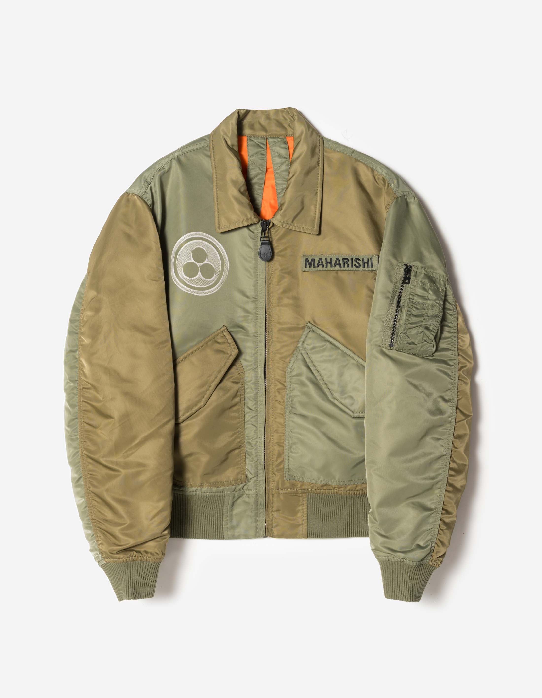 7367 Maha Peace Rally MA2 Jacket Olive/Khaki – Maharishi