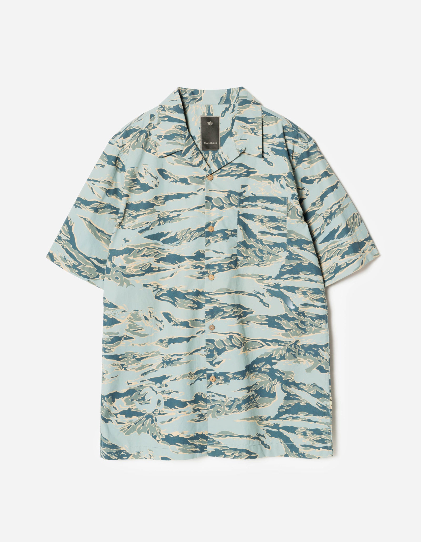 7375 Tigerstripe Camp Collar Shirt Urban