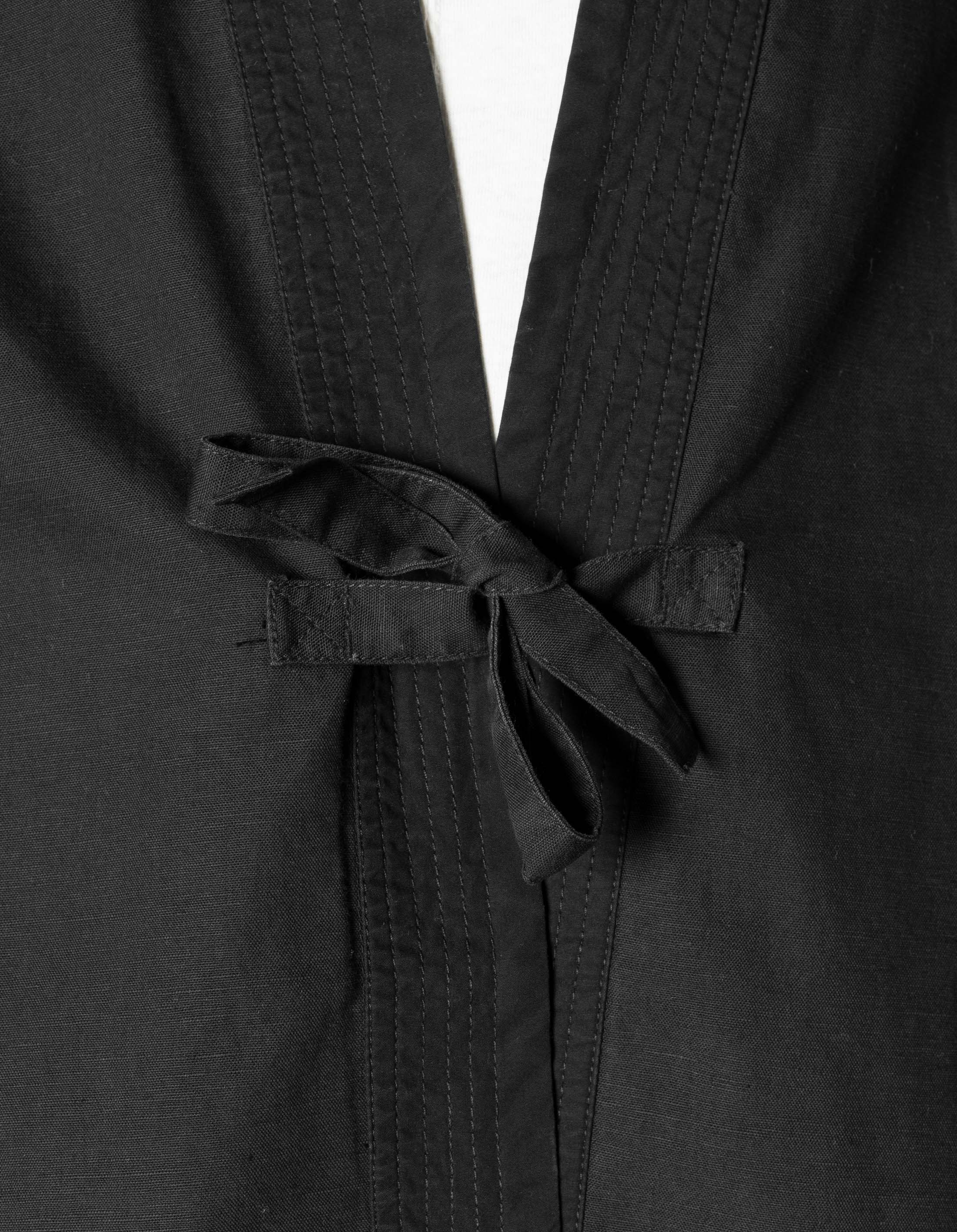 7399 WR Hemp Hanten Shirt Black – Maharishi