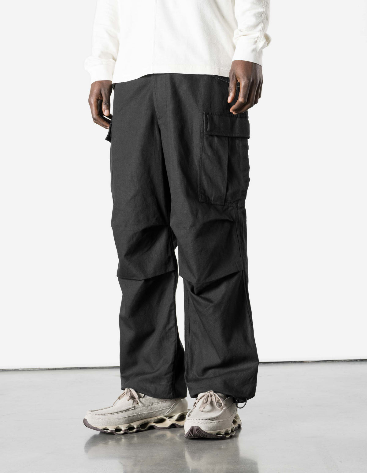 7400 Hemp M65 Cargo Pants Black