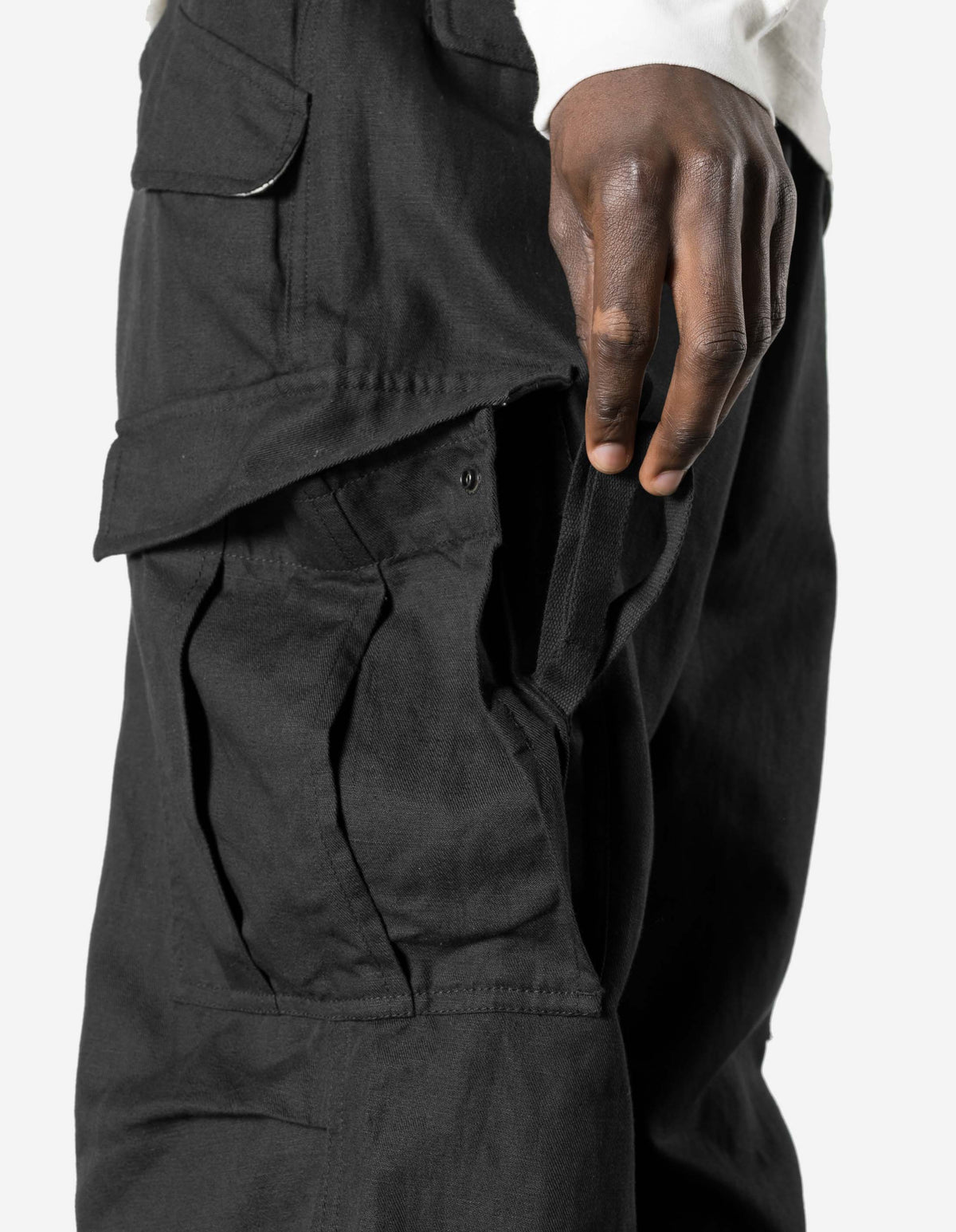 7400 Hemp M65 Cargo Pants Black
