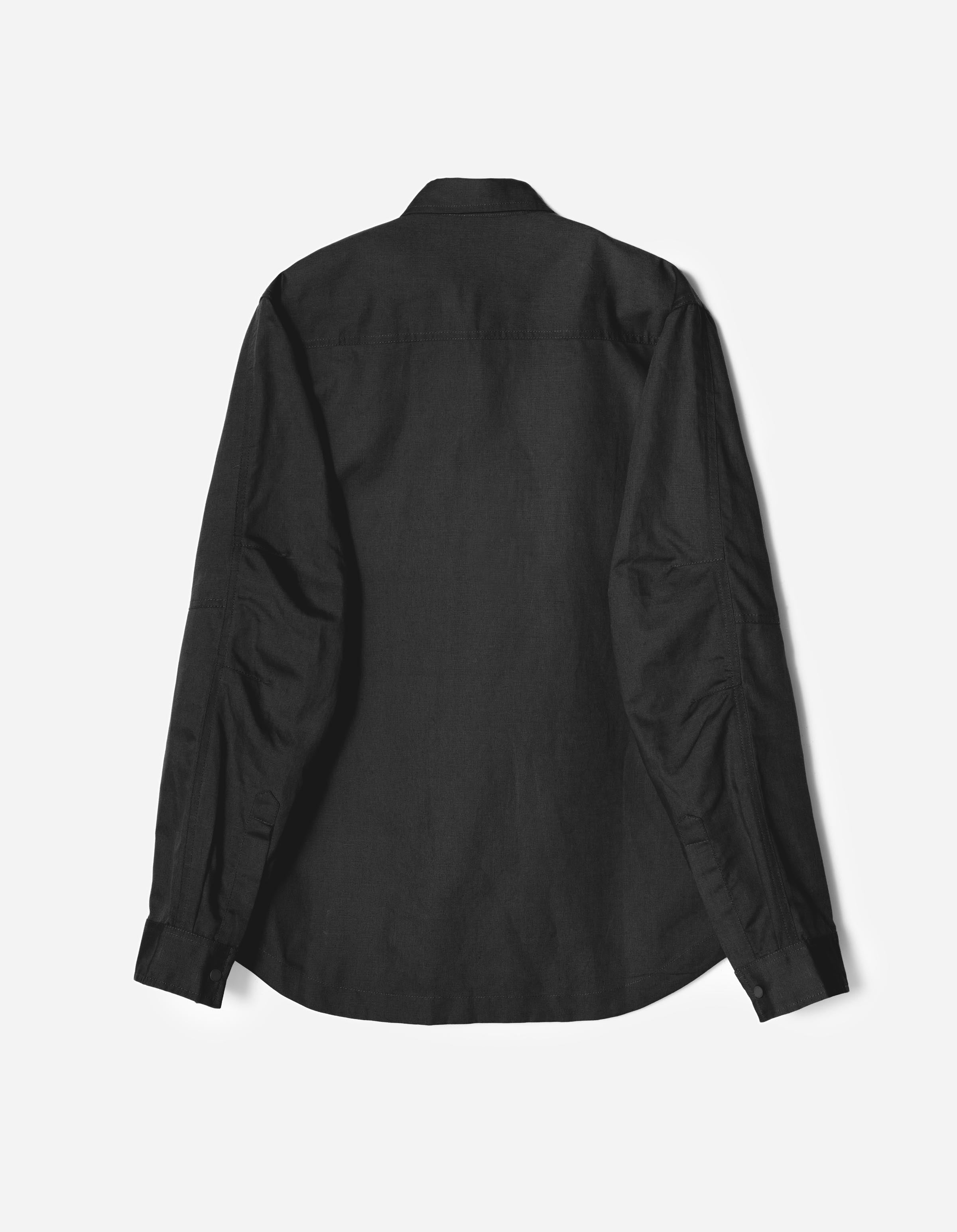 7402 WR Hemp Custom Shirt Black – Maharishi
