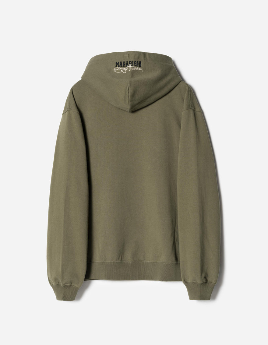 7461 All Things Must Pass Hooded Sweat Olive