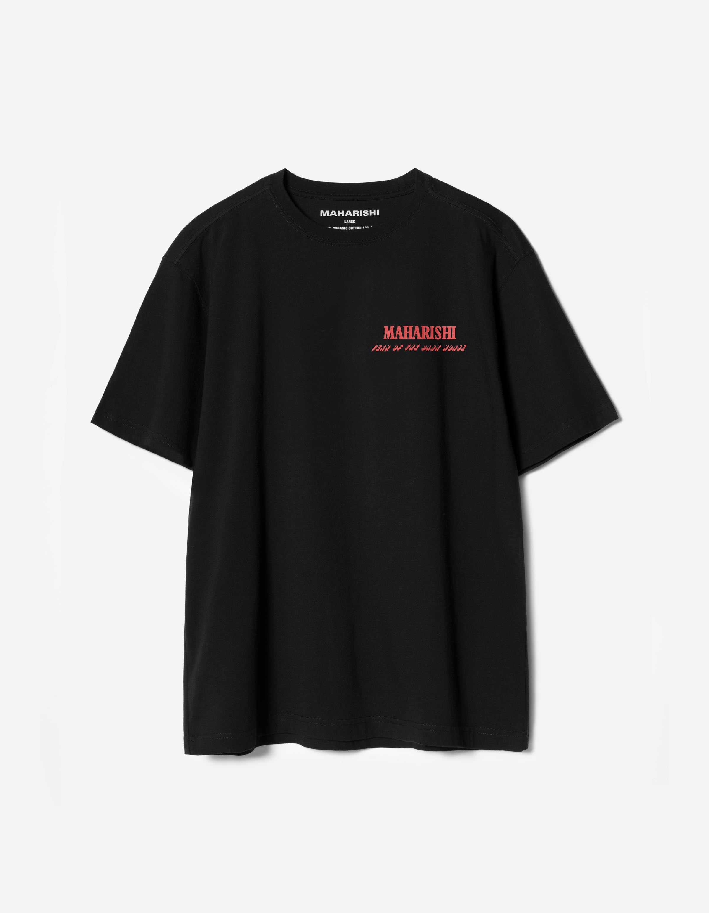 7463 Year of the Dark Horse S/S T-Shirt Black – Maharishi