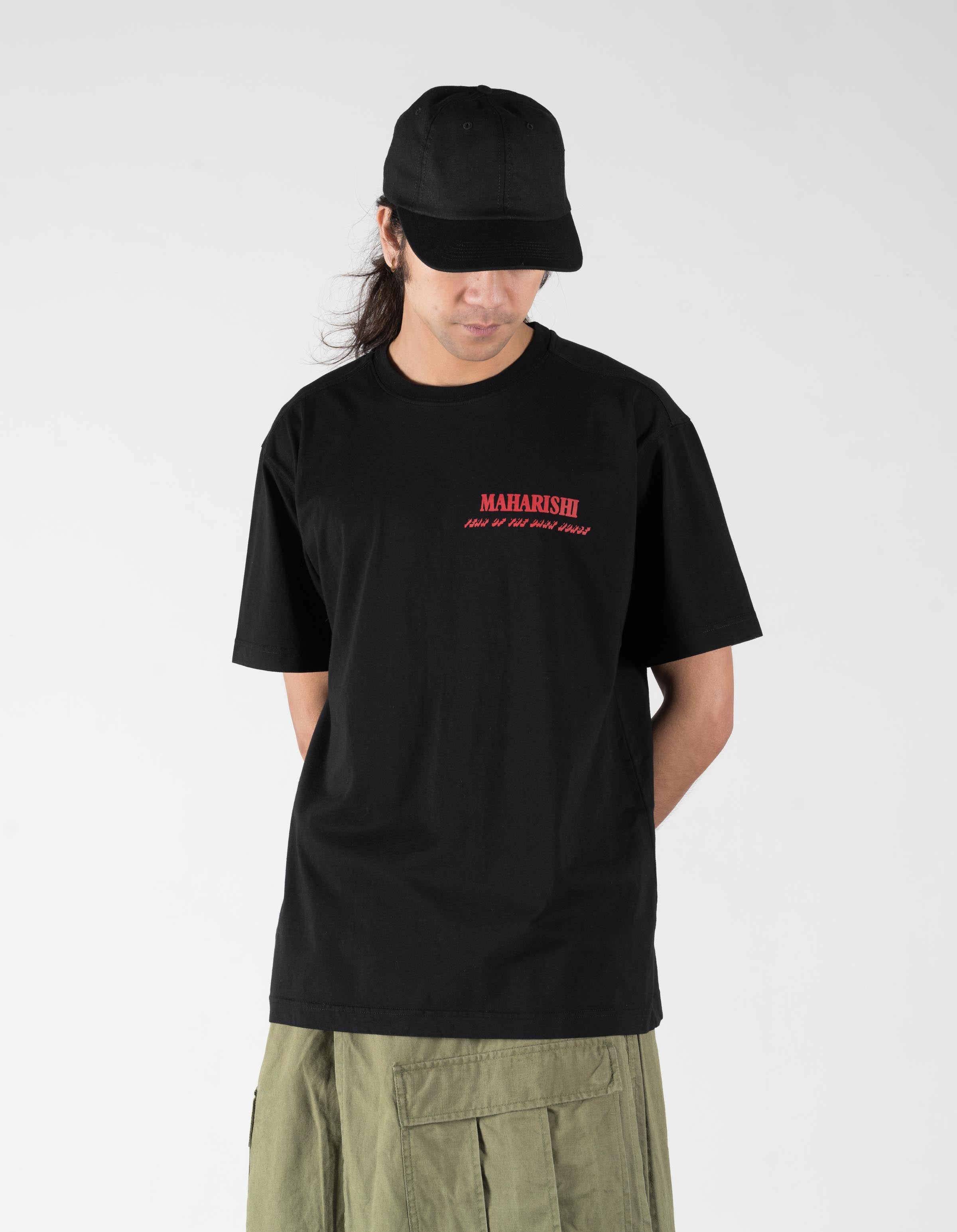 7463 Year of the Dark Horse S/S T-Shirt Black – Maharishi