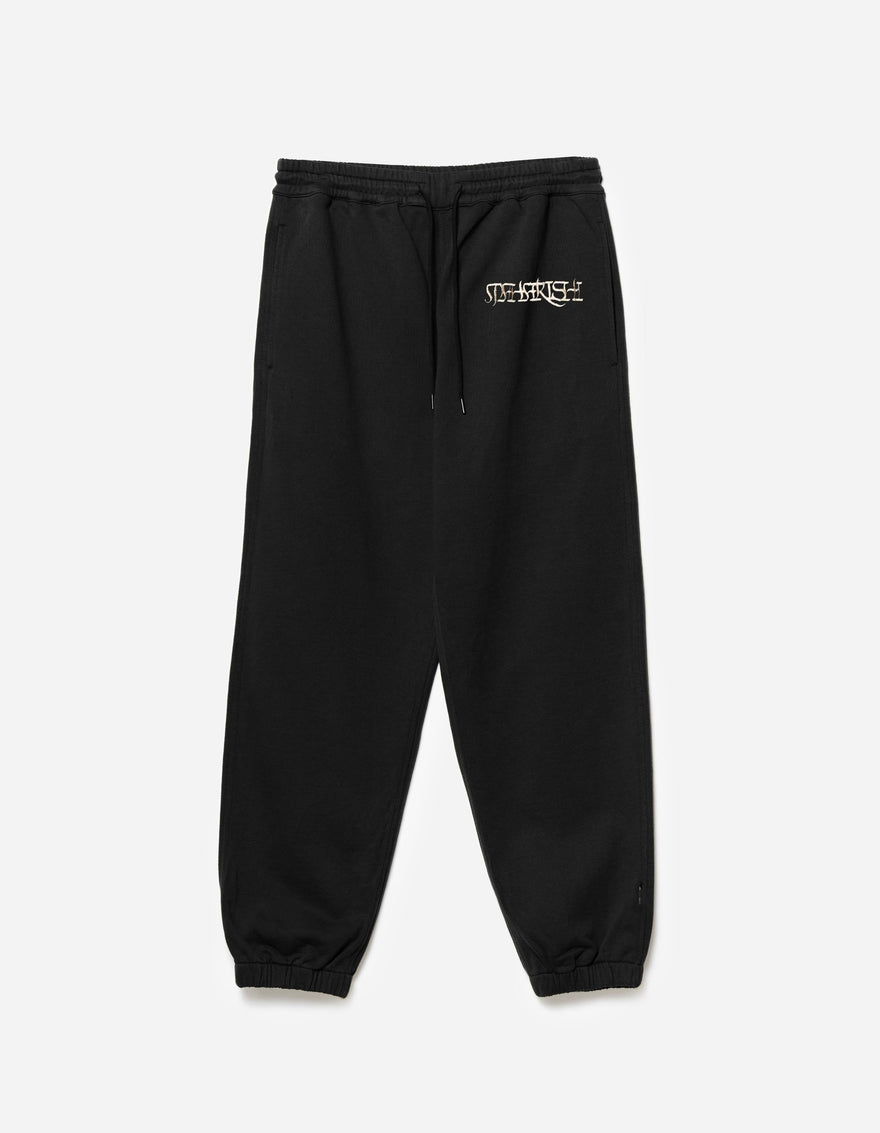 7550 Maha Script Sweatpants Black