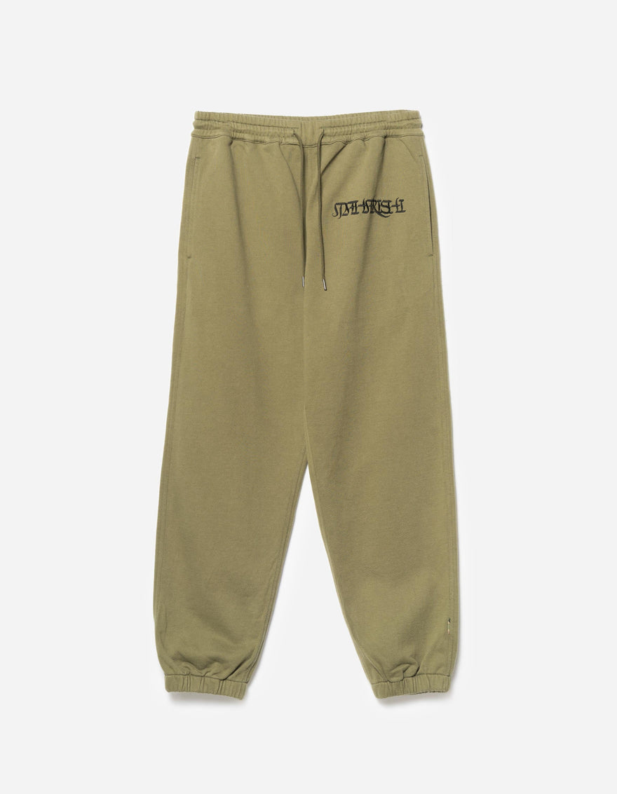 7550 Maha Script Sweatpants Olive OG-107F