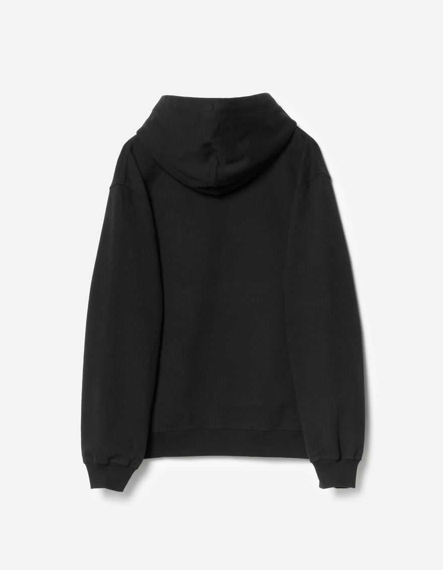 7552 Maha Script Hooded Sweat Black