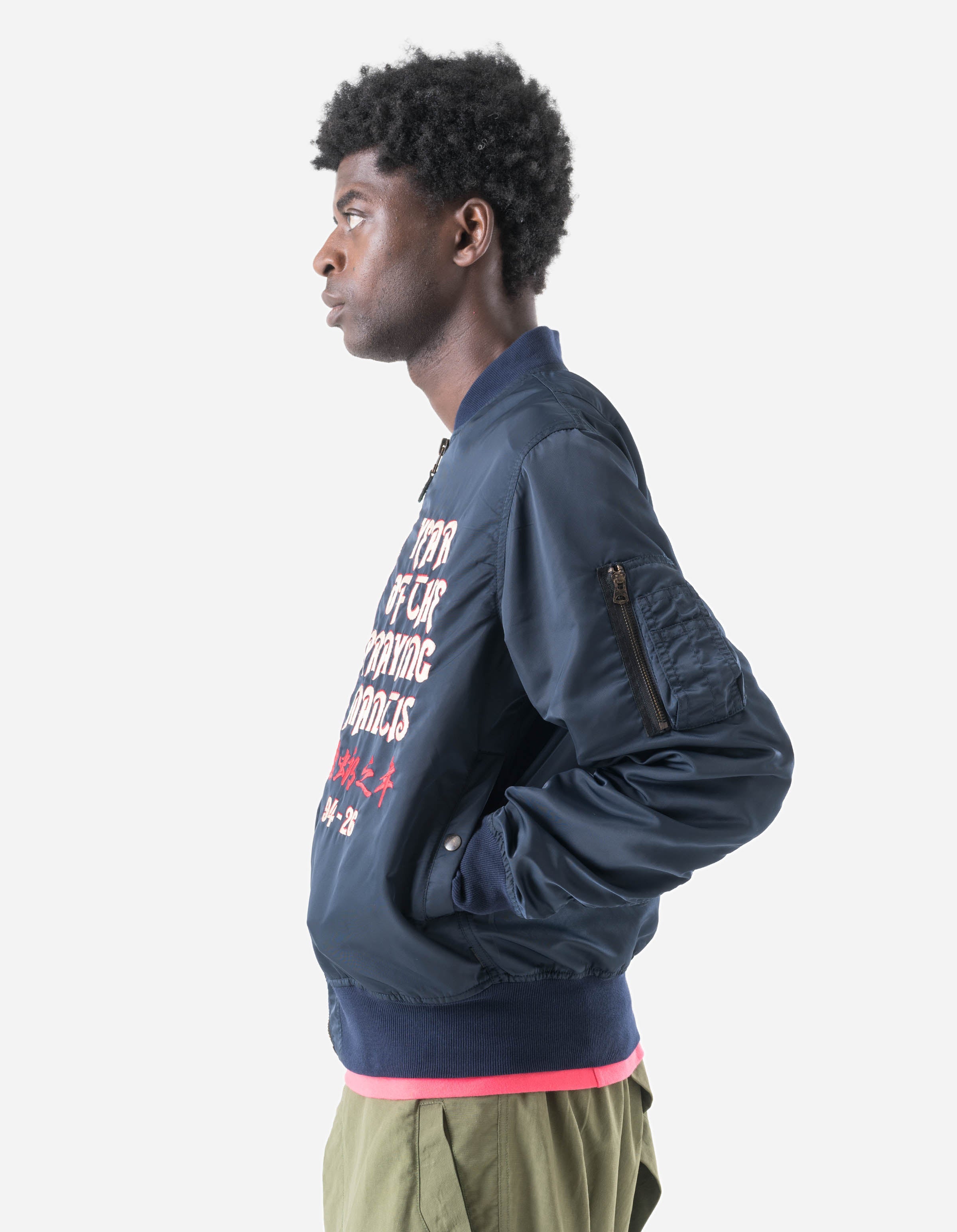 7556 7 Star Mantis MA1 Jacket Navy – Maharishi