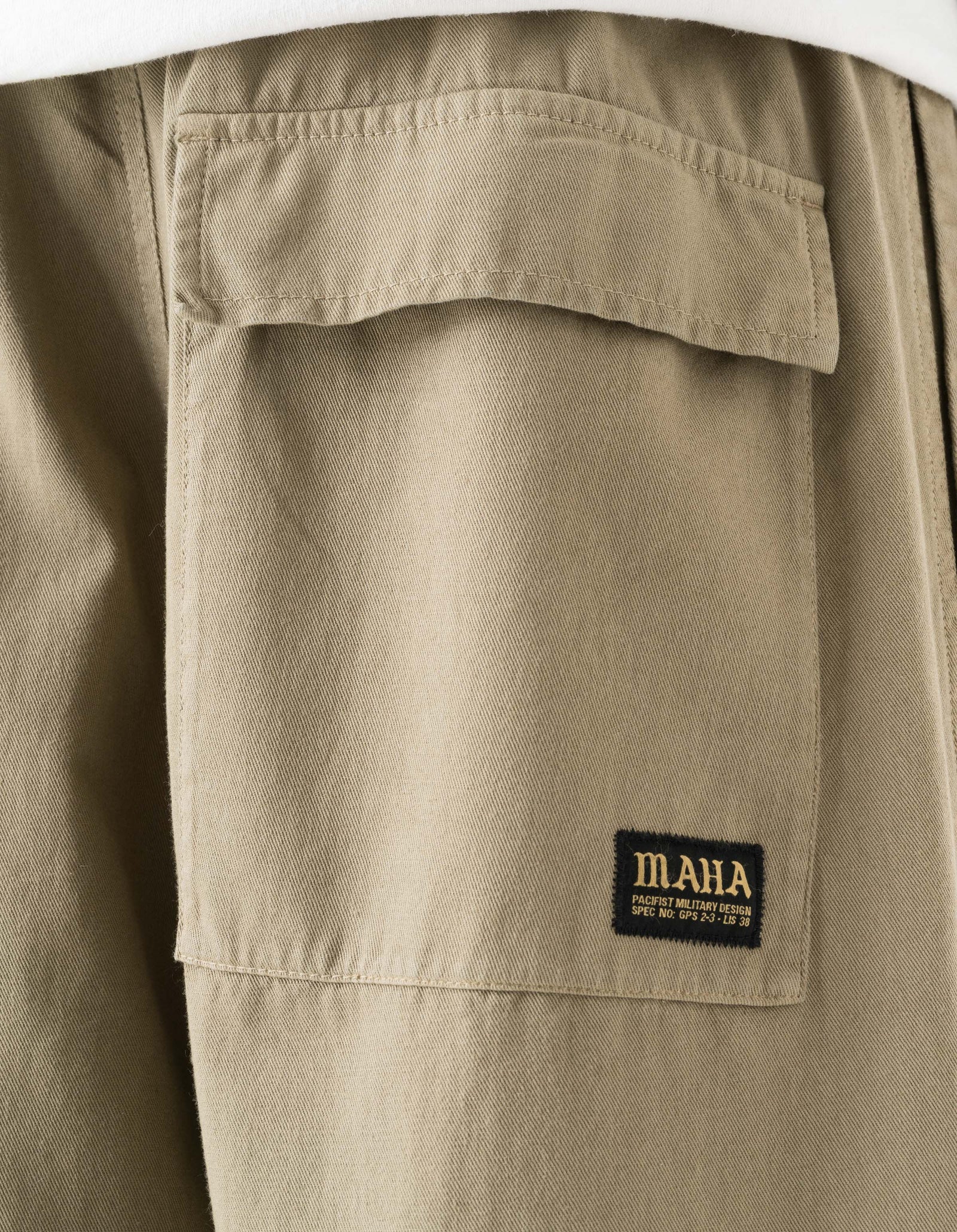 7589 Maha Loose Pleated Pants Maha Sand