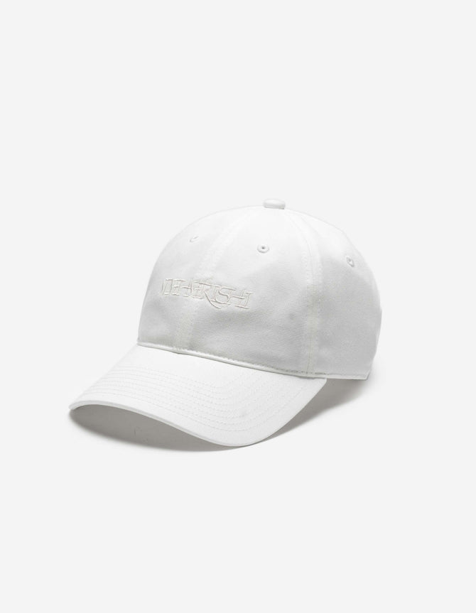 7593 Maha Script 6 Panel Cap Ecru