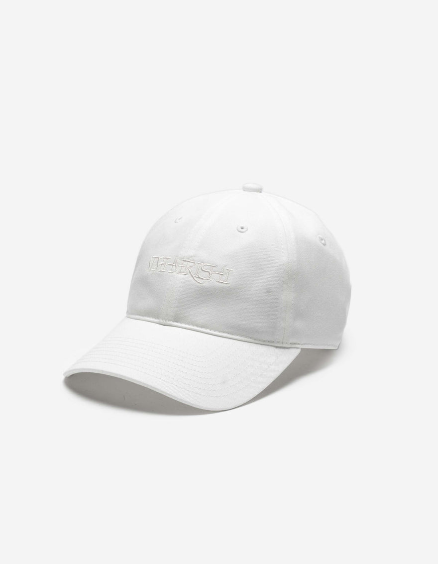 7593 Maha Script 6 Panel Cap Ecru