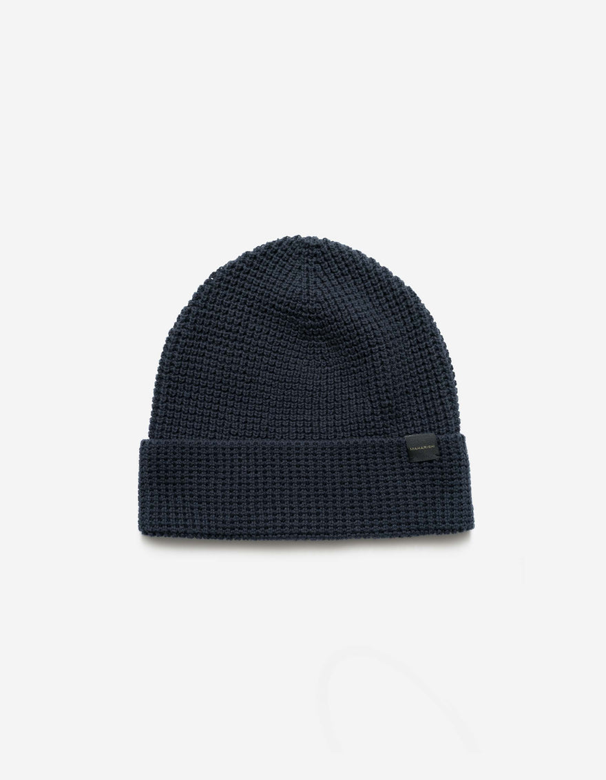 7609 Maharishi Knit Beanie Navy