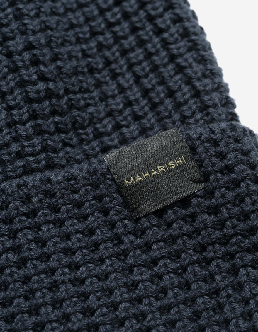 7609 Maharishi Knit Beanie Navy