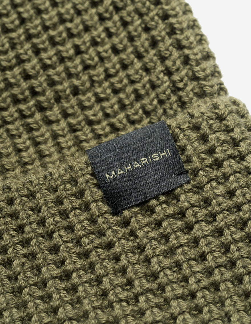 7609 Maharishi Knit Beanie Olive