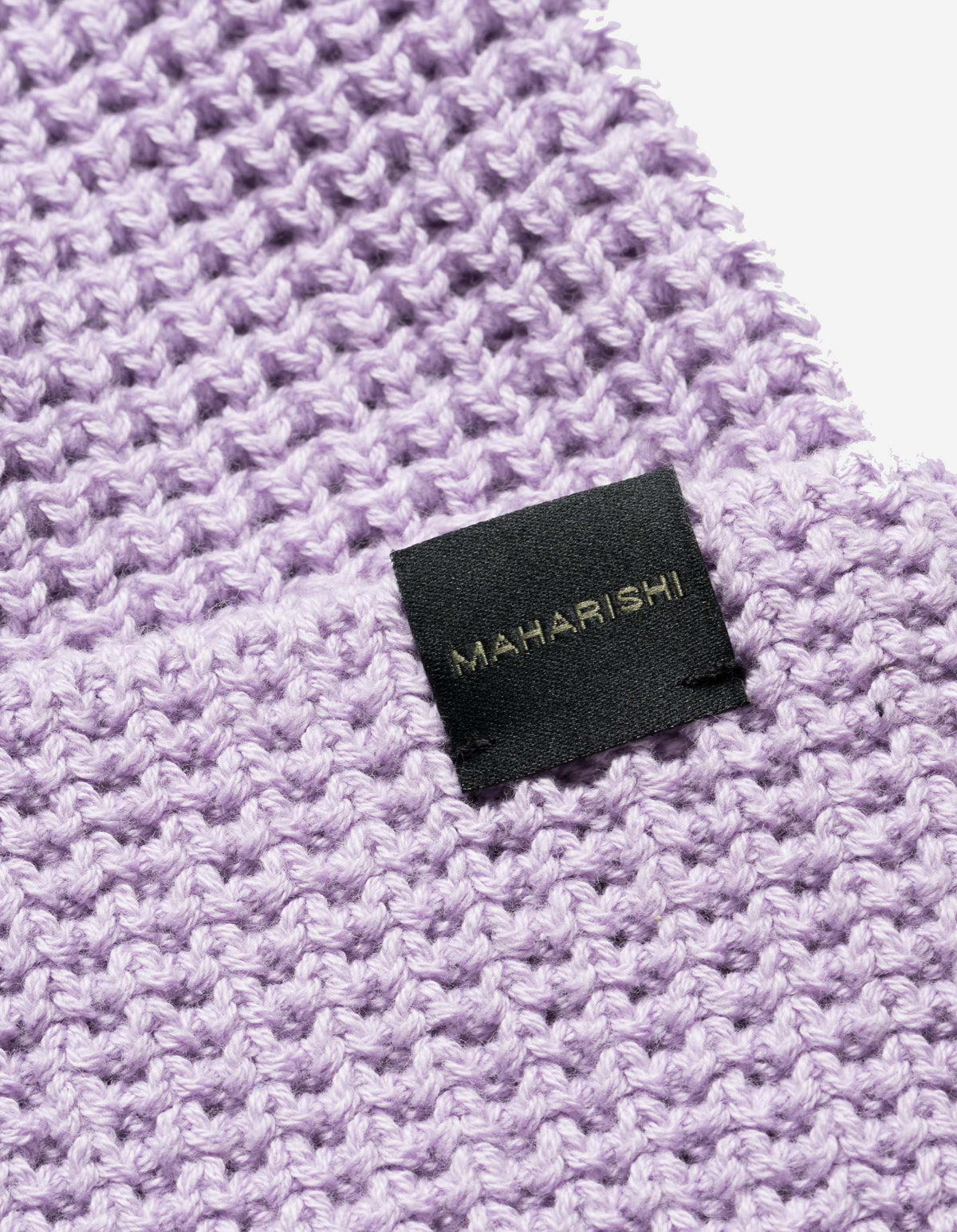 7609 Maharishi Knit Beanie Purple Ash