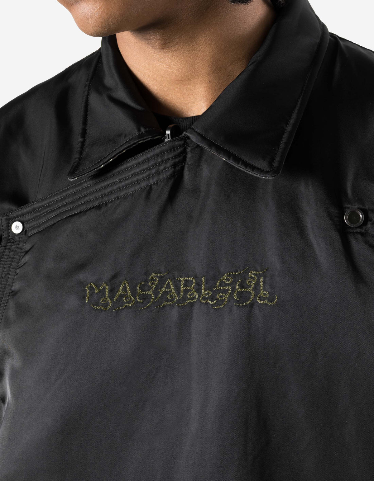 7691 A2 Monk Flight Jacket Black/Red
