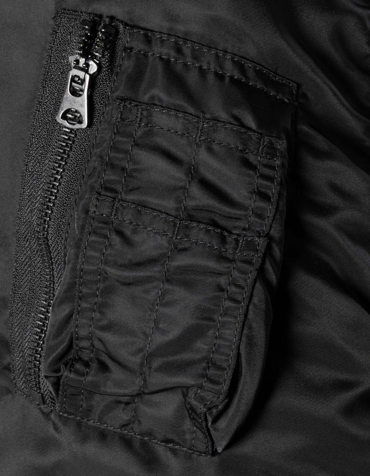 7691 A2 Monk Flight Jacket Black/Red