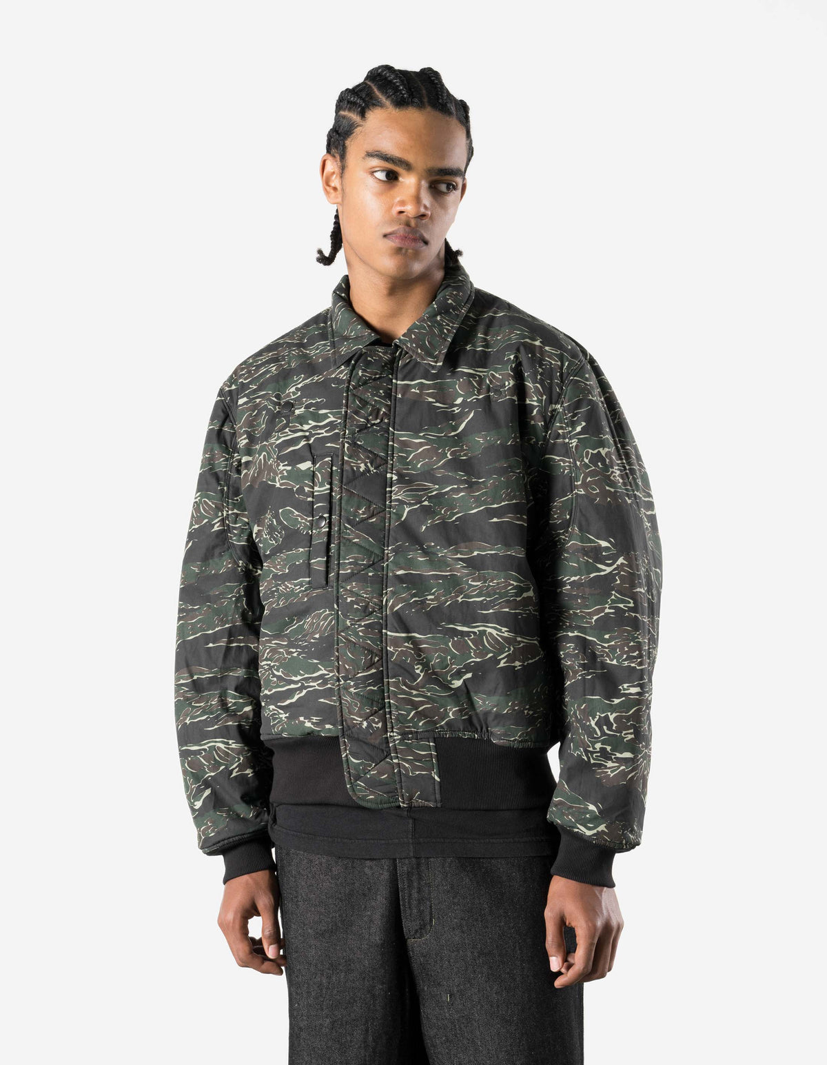 7691 A2 Monk Flight Jacket Black/Red
