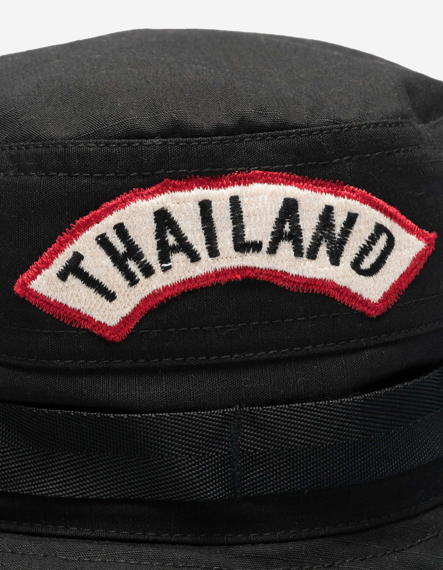 7693 Cordura Ripstop WR Boonie Hat Black