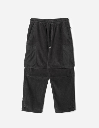 7695 Hemp Cord Utility Cargo Pants Black