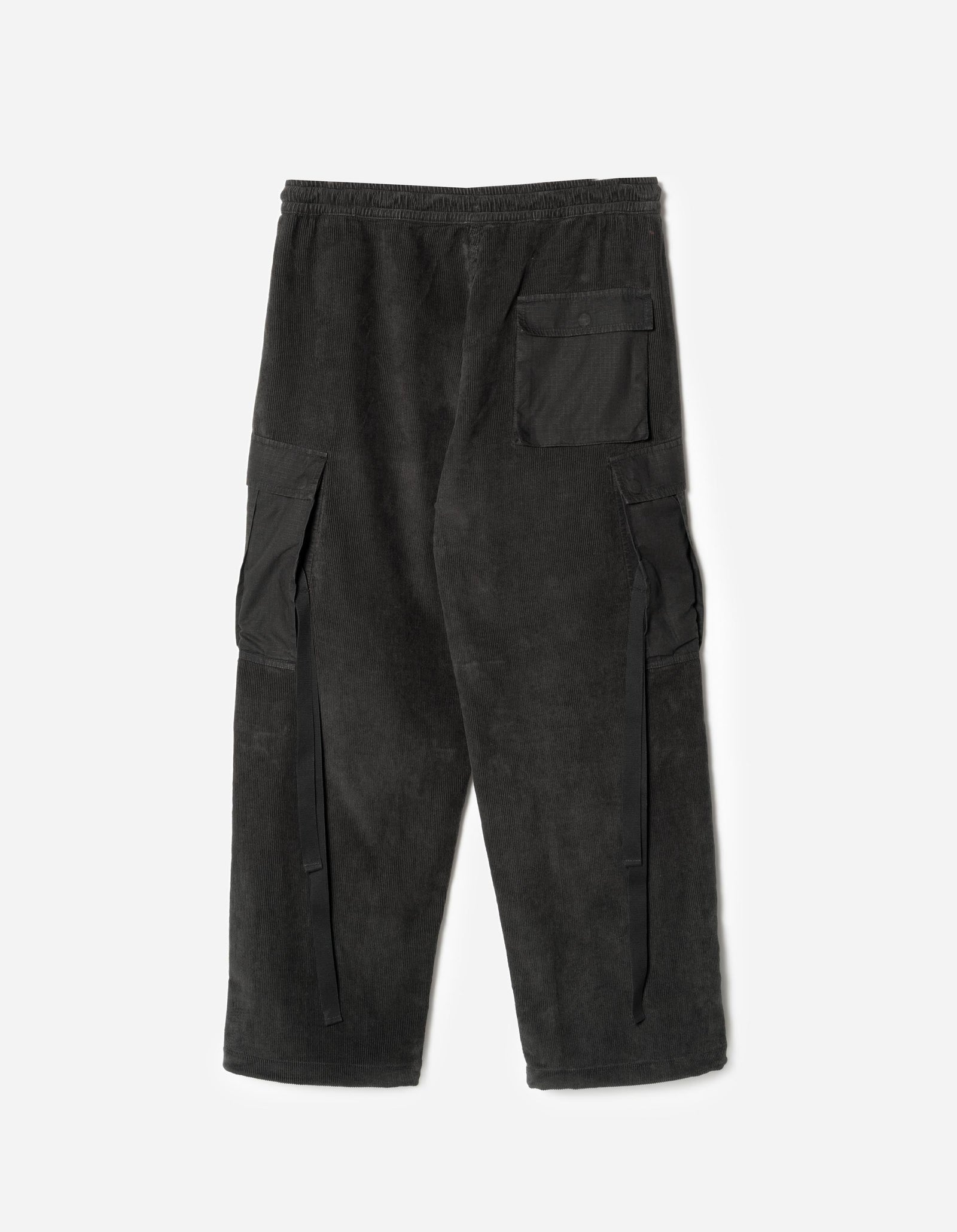 7695 Hemp Cord Utility Cargo Pants Black