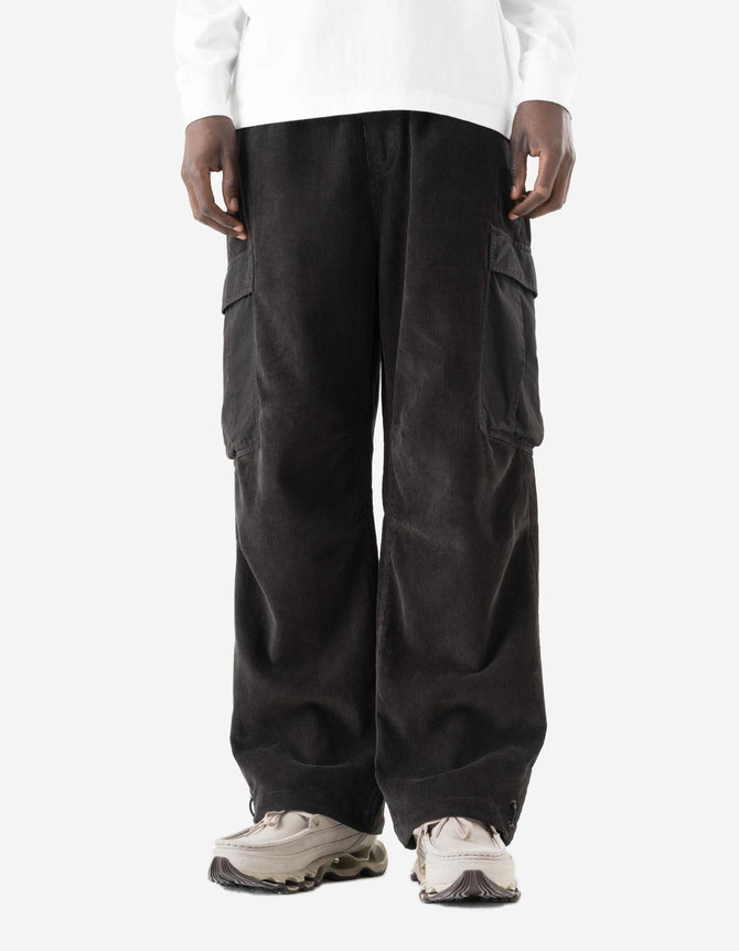 7695 Hemp Cord Utility Cargo Pants Black