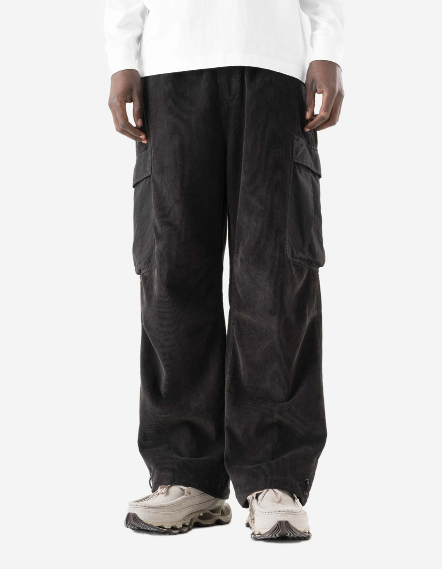 7695 Hemp Cord Utility Cargo Pants Black