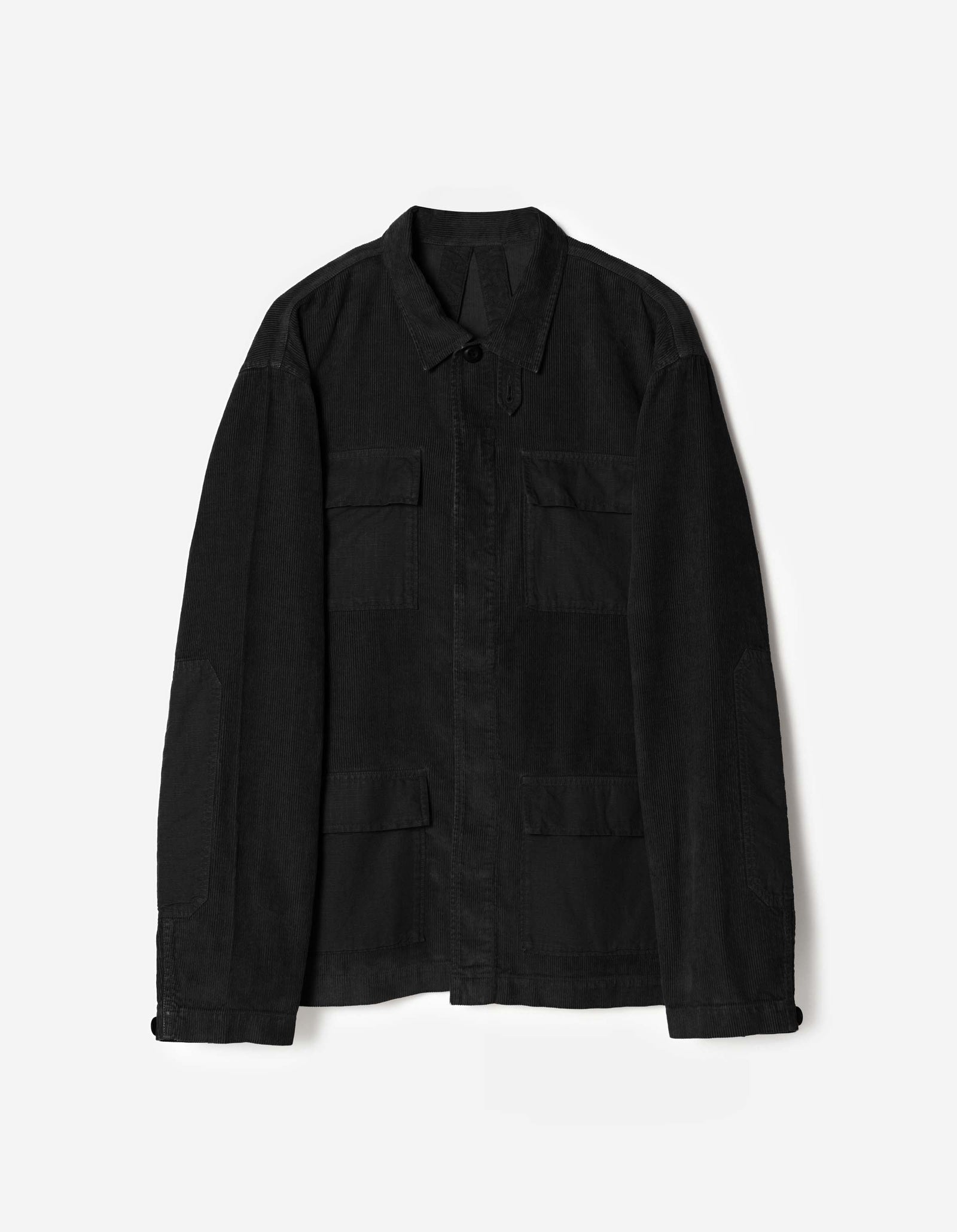 7708 Hemp Cord BDU Cargo Jacket Black