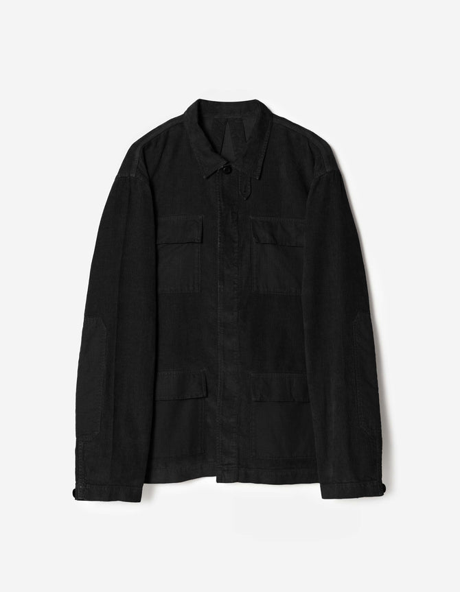 7708 Hemp Cord BDU Cargo Jacket Black