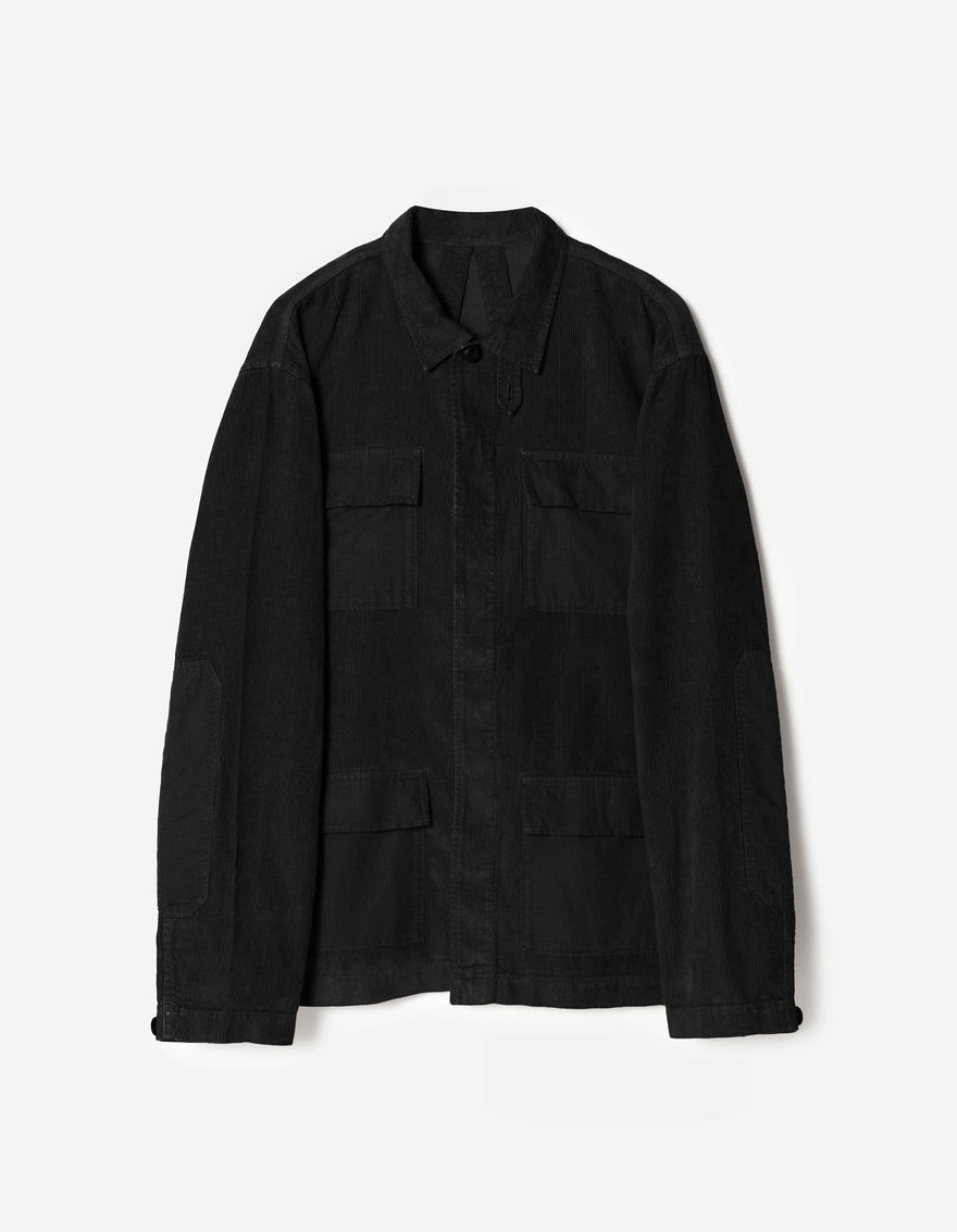 7708 Hemp Cord BDU Cargo Jacket Black