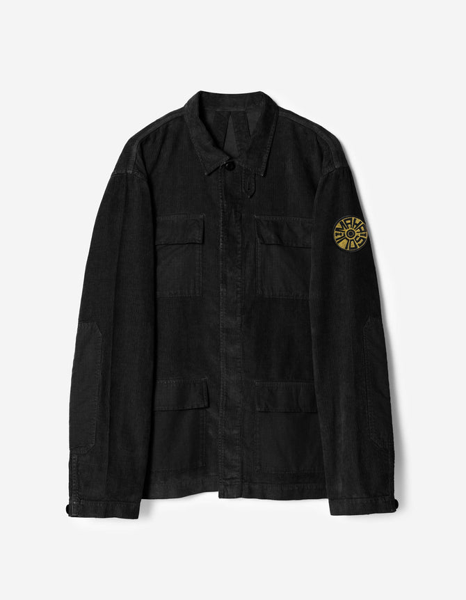 7708 Hemp Cord BDU Cargo Jacket Black