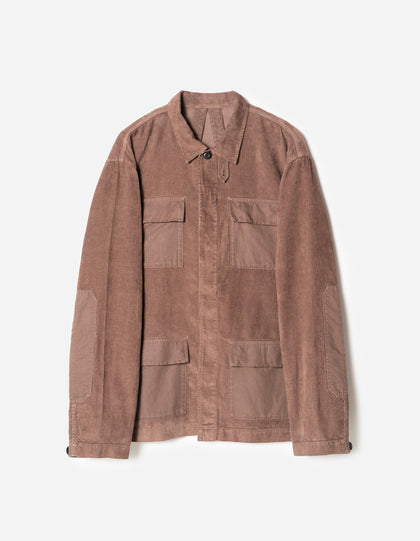 7708 Hemp Cord BDU Cargo Jacket Earth Brown