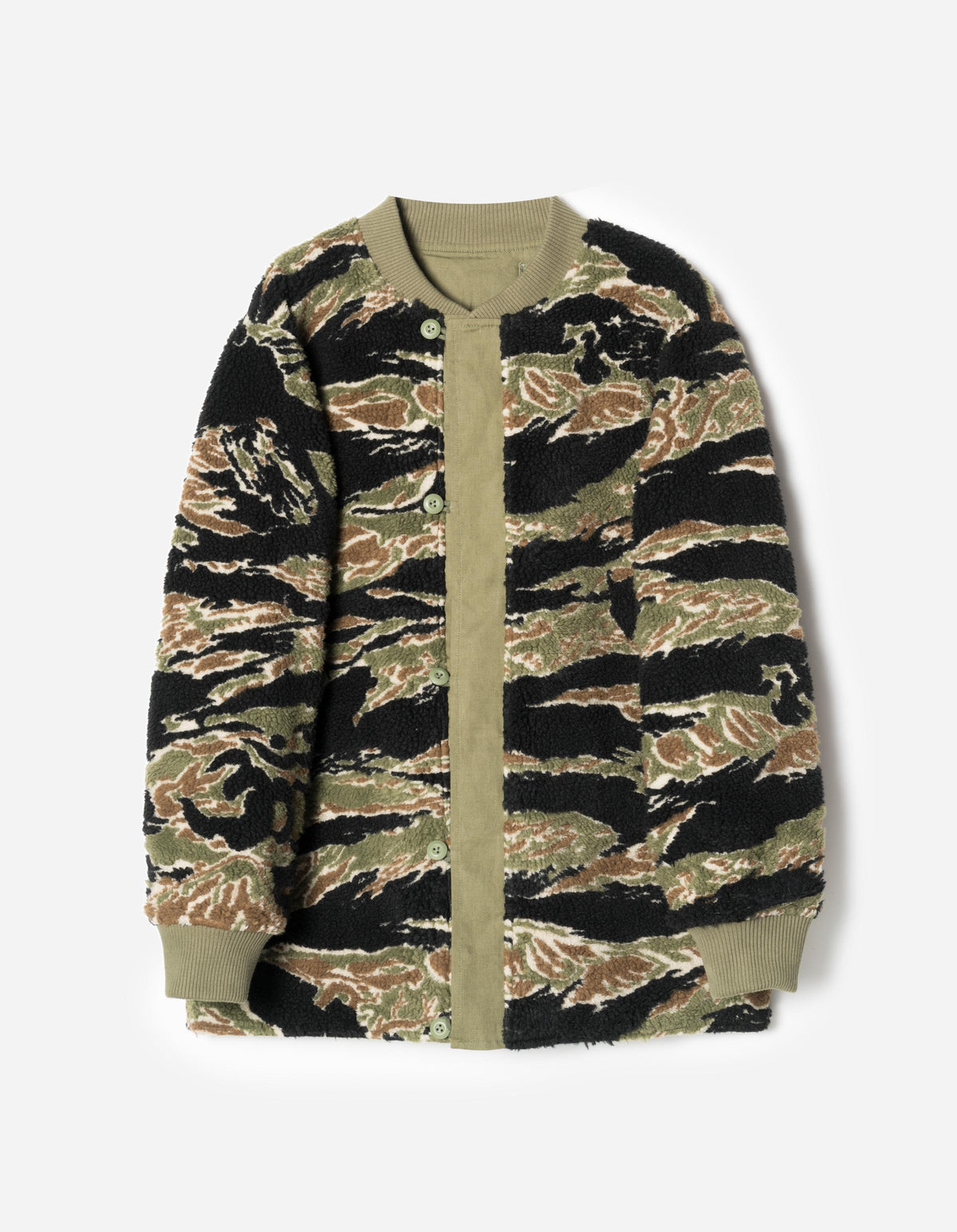 7712 Reversible Camo Fleece Liner Mint Gold
