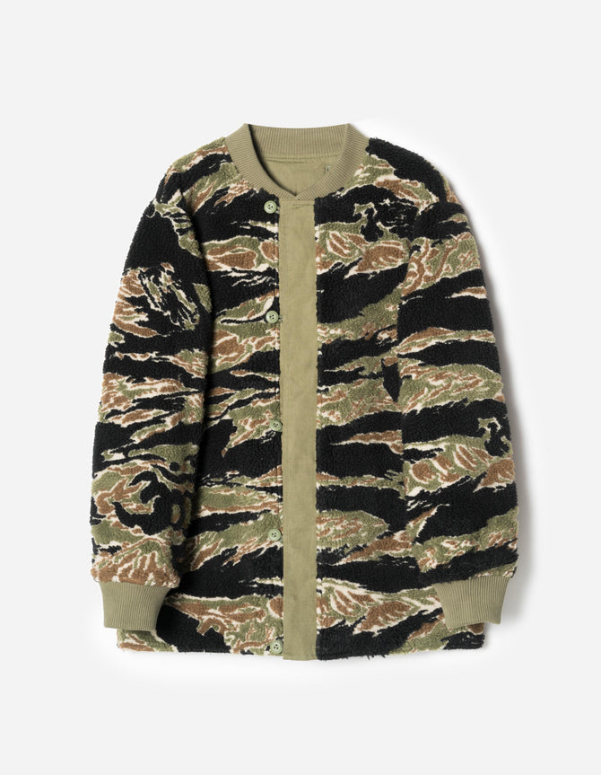 7712 Reversible Camo Fleece Liner Mint Gold