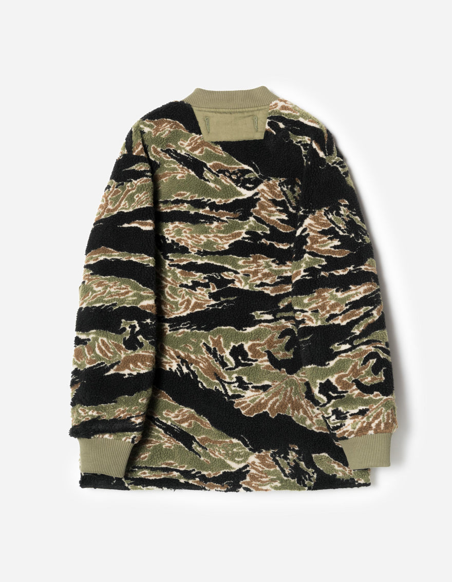 7712 Reversible Camo Fleece Liner Mint Gold