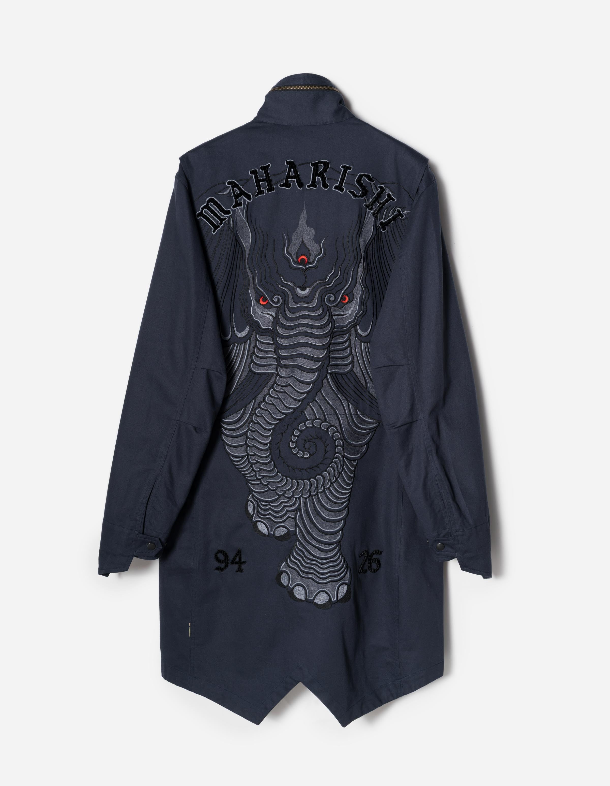 7327 Sports Banger XL MA1 Jacket Black – Maharishi