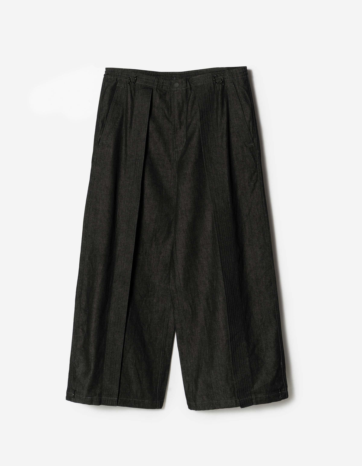 7730 Light Denim Hakama Pants Black