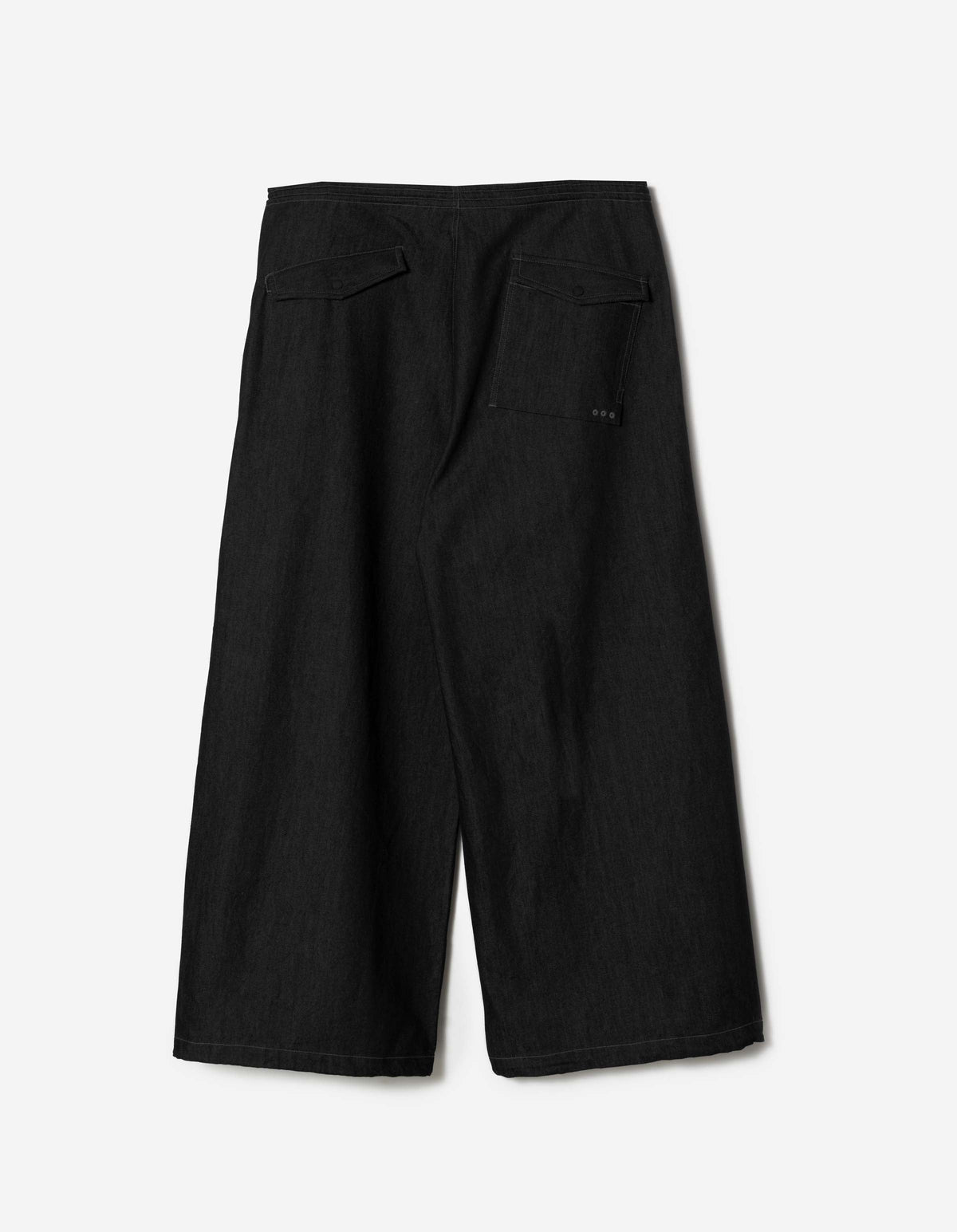 7730 Light Denim Hakama Pants Black