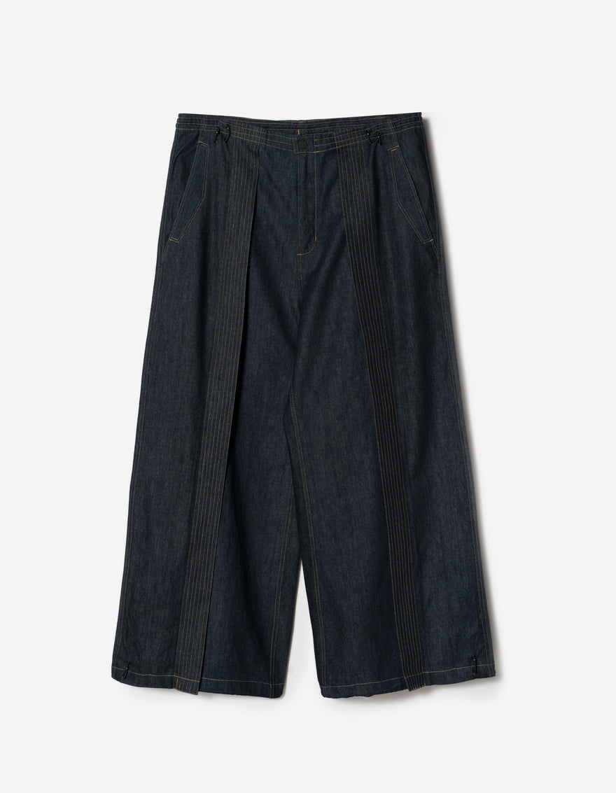 7730 Light Denim Hakama Pants Indigo