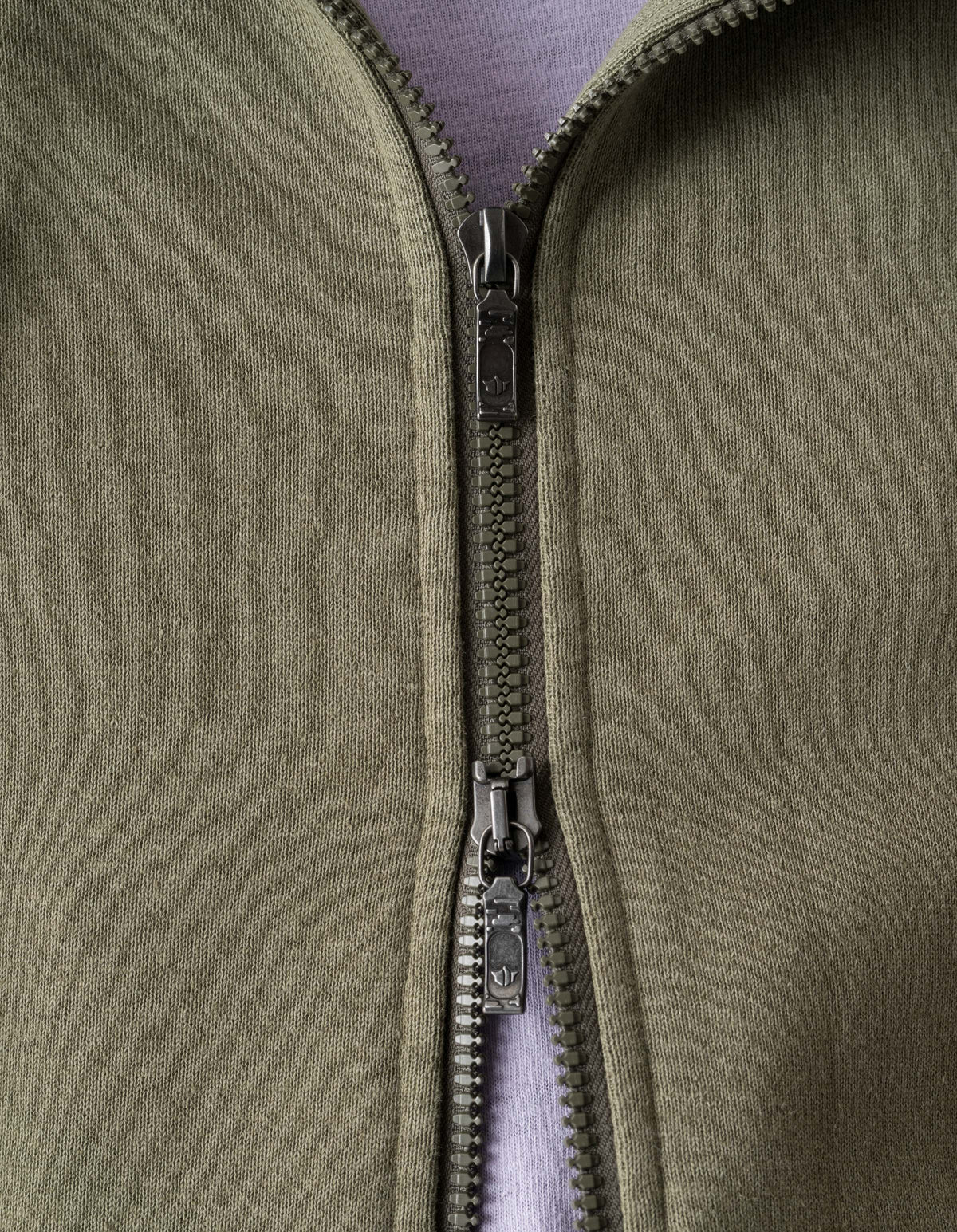 7732 Upcycled Liner Hemp Hooded Sweat Olive OG-107F