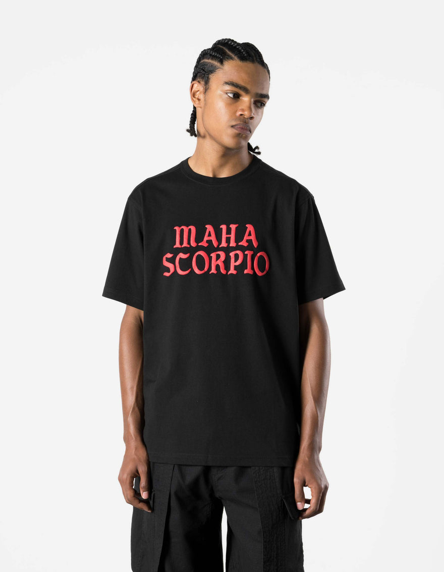 7739 Scorpio Organic Zodiac T-shirt Black