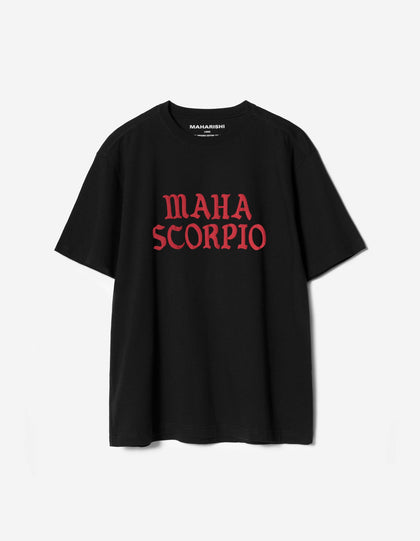 7739 Scorpio Organic Zodiac T-shirt Black
