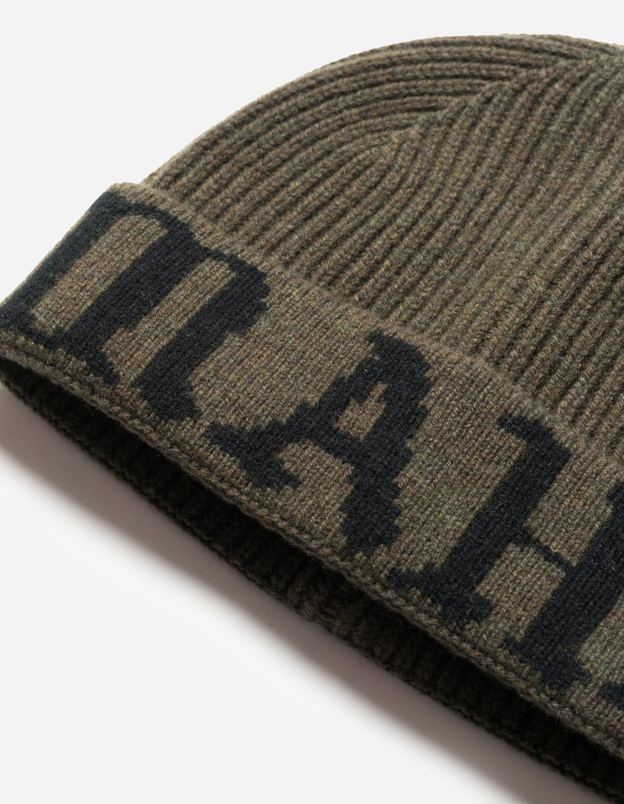 7766 Maha Knitted Beanie Olive