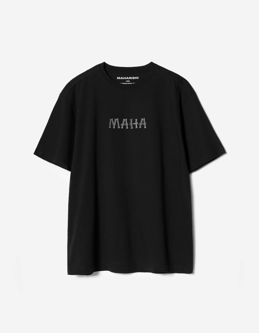 7768 Bamboo Logo S/S T-Shirt Black